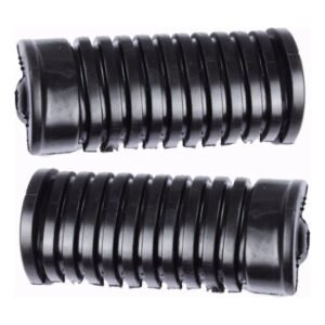 JOGO PAR DE BORRACHA ESTRIBO PEDALEIRA DINTEIRA HONDA CG TITAN KS 2000-2015