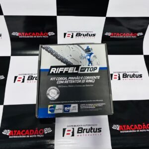 Kit Relação Transmissão Lander 250 2009 a 2024 Corrente Retentor Tenere 250 Todas Riffel Top