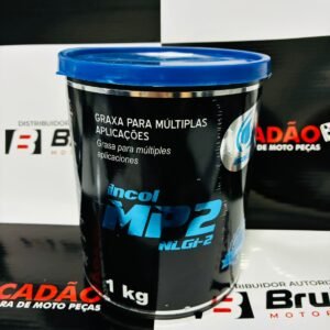 Graxa Azul De Lítio Para Rolamento E Mancais Multiuso 1Kg Engrenagem Industrial